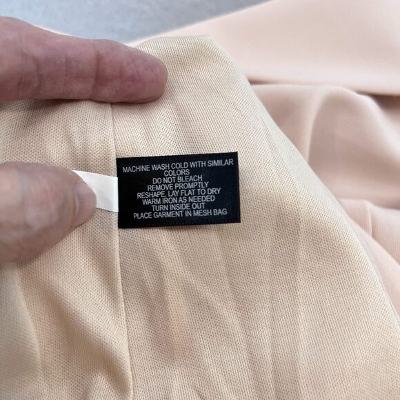 Boston Proper Beyond Travel Classic Boyfriend Blazer jacket pink womens sz 12 - Picture 8 of 11